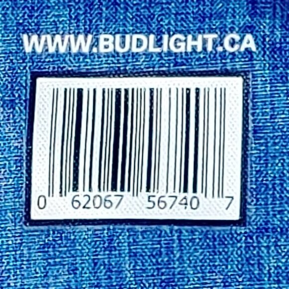 LARGE BUD LIGHT Cooler Backpack Denim Look Bottle Opener - Picture 5 of 5